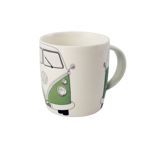 VW Collection Kaffeetasse grün-weiß (R)