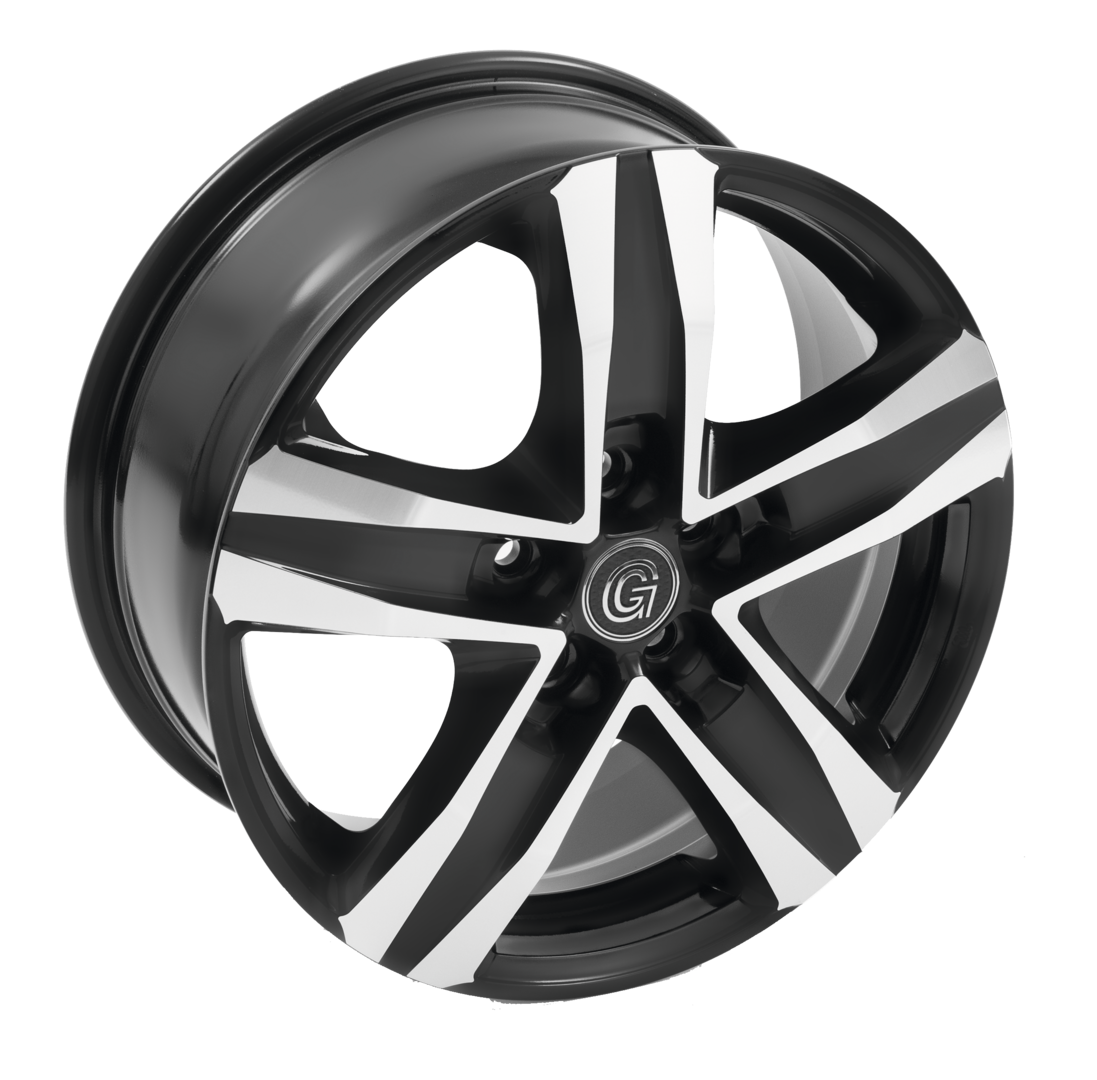 Alufelge GSH9 7,5x18 Black Pol. M. LK130