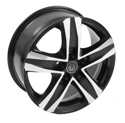 Alufelge GSH9 7,5x18 Black Pol. M. LK130