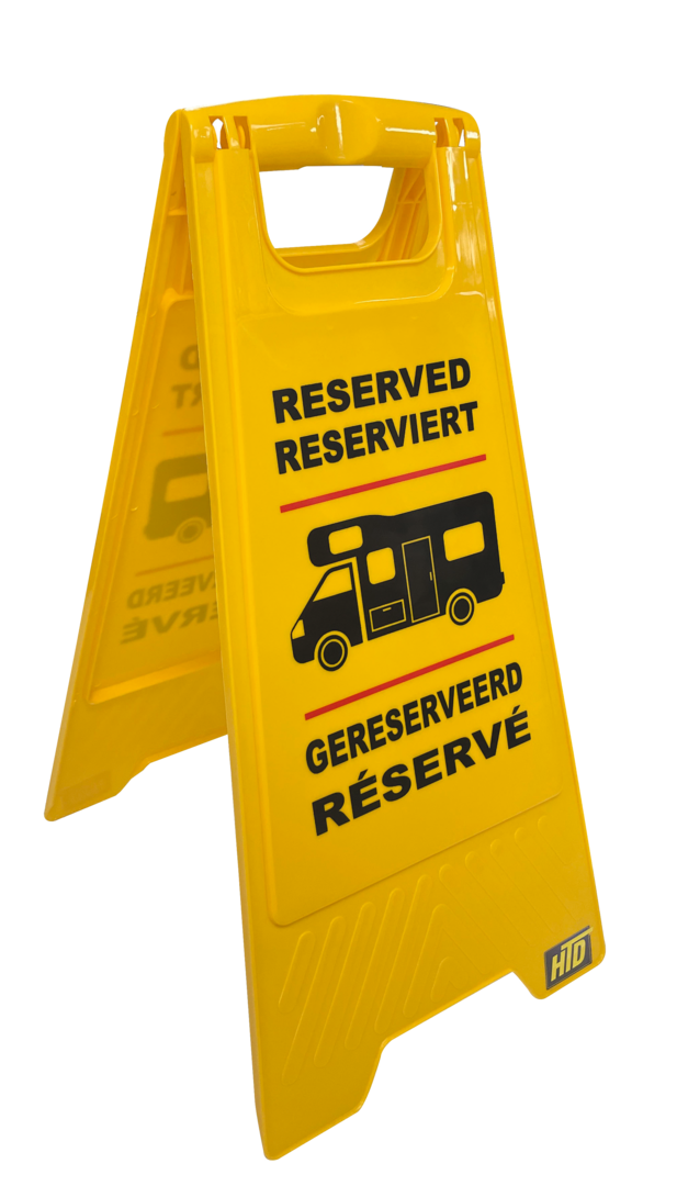 Reservierungsschild Reisemobil