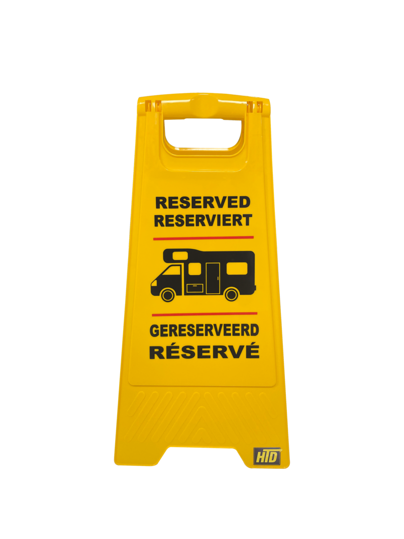Reservierungsschild Reisemobil
