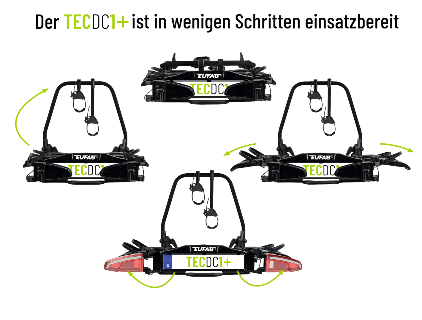 EUFAB Fahrradträger TECDC1+