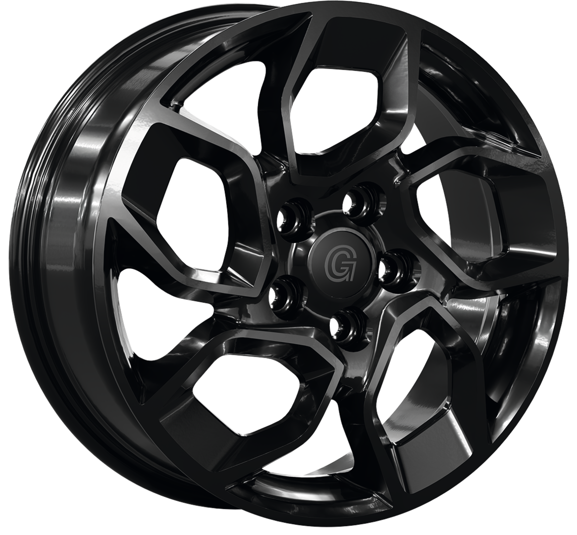 Alufelge GSH11 6,5x16 Black Glossy