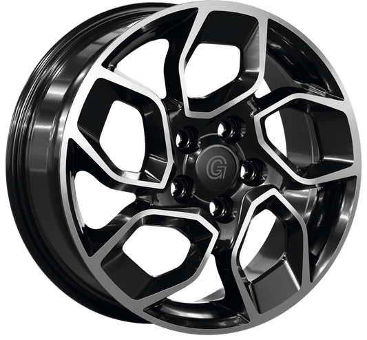 Alufelge GSH11 6,5x16 Black Pol. Glossy